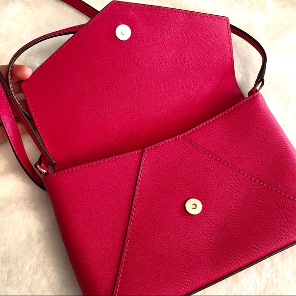 Kate Spade Hot Pink Envelope Crossbody - Picture 3 of 8